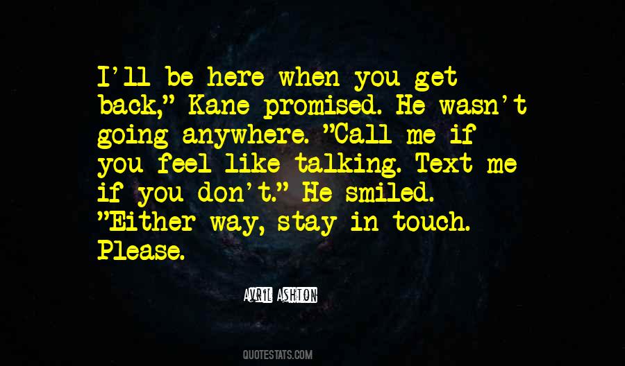 Don't Call Me Back Quotes #1862964
