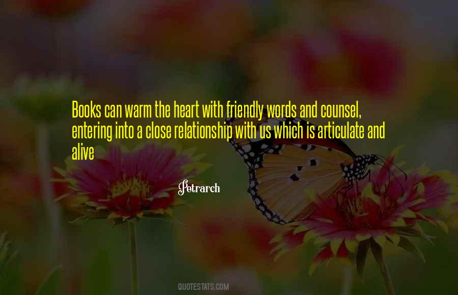 Warm Words Quotes #1584516