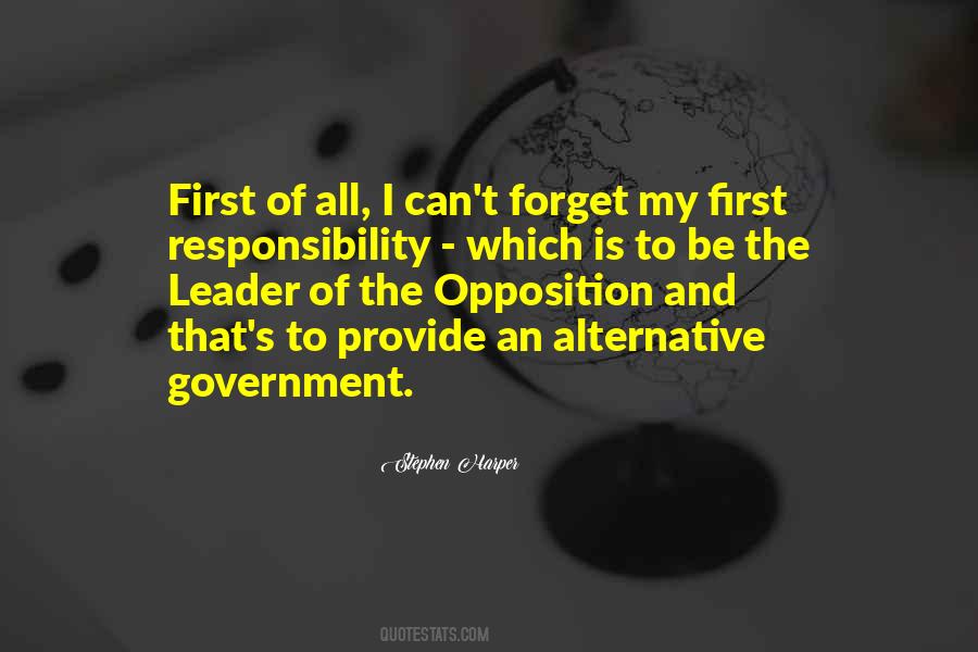 The First Responsibility Of A Leader Quotes #1115580