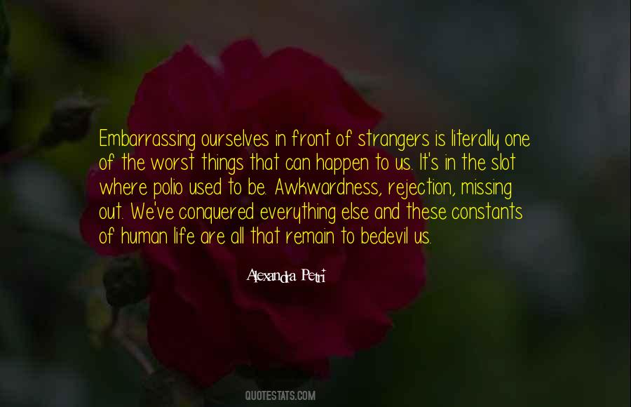 We Are All Strangers Quotes #5649