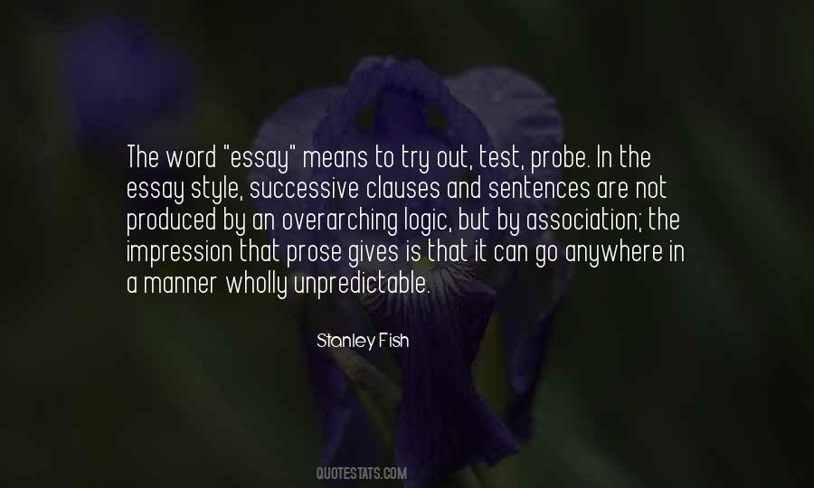 Try Not To Try Quotes #22360