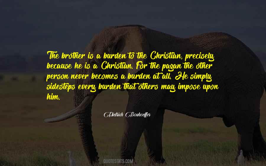 Christian Brother Quotes #872979