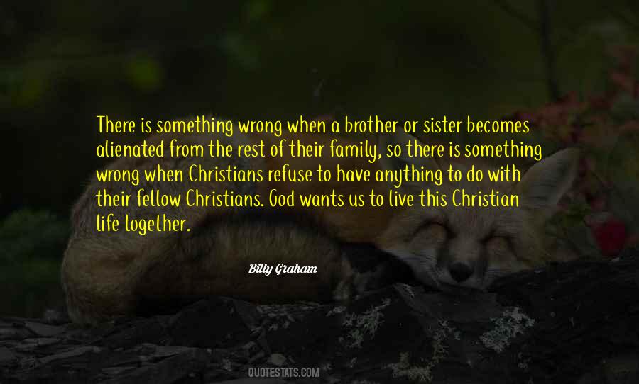 Christian Brother Quotes #974395