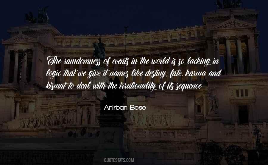 Fate Philosophy Quotes #1656726