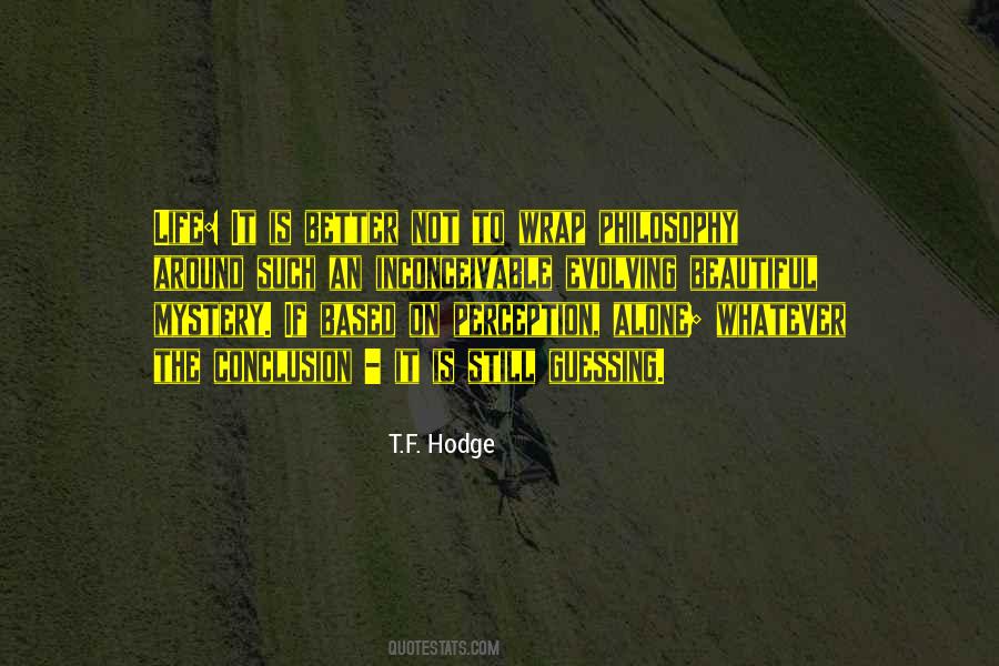 Fate Philosophy Quotes #938421