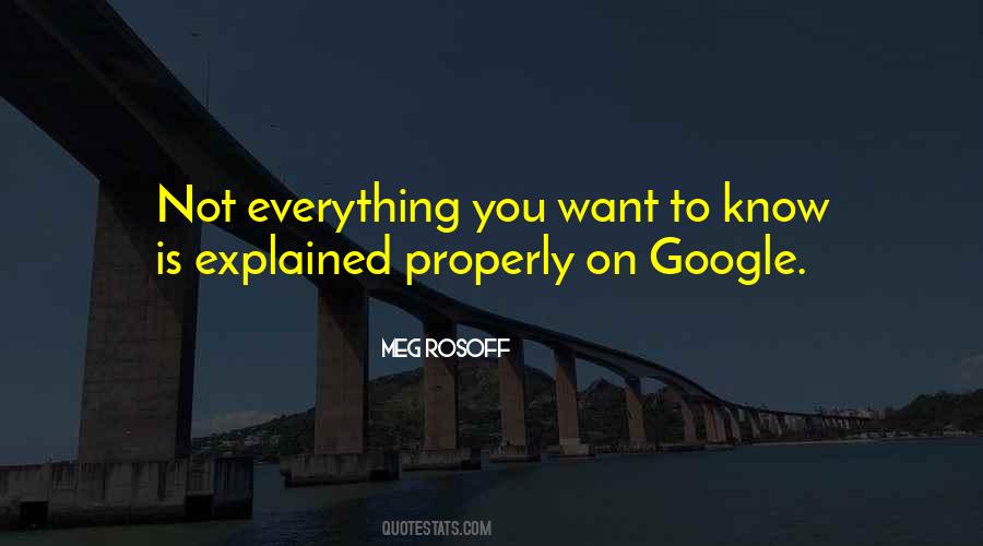 Everything Is Explained Quotes #449406
