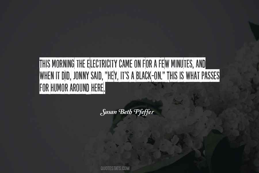Black Morning Quotes #830059