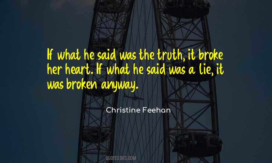 You Cant Break A Broken Heart Quotes #740546