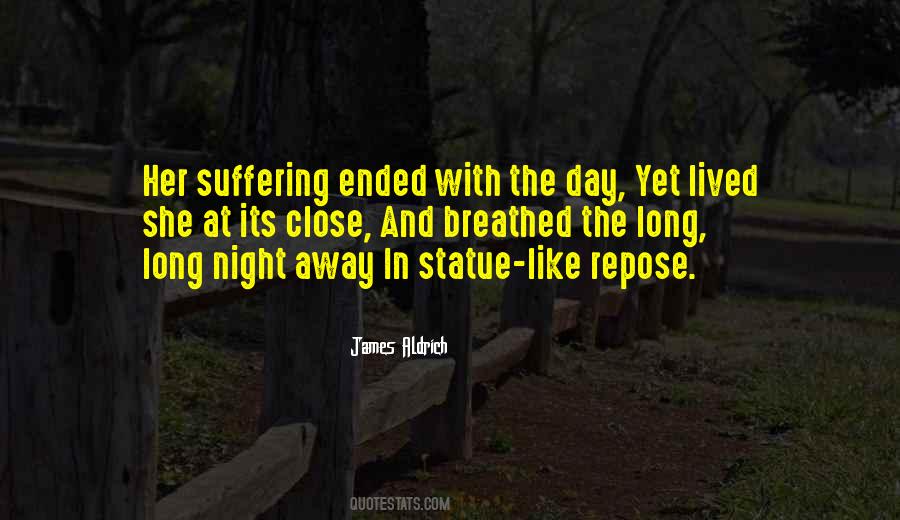 Night Suffering Quotes #930154