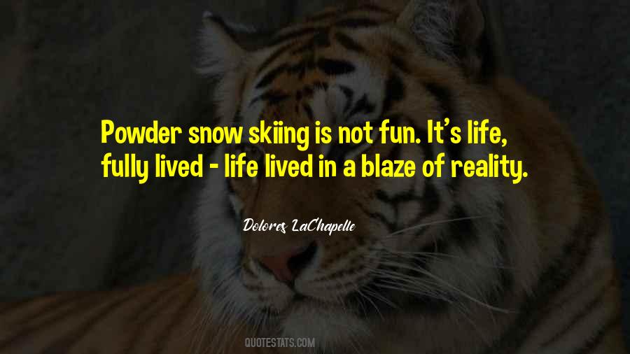 Having Fun In Snow Quotes #51663