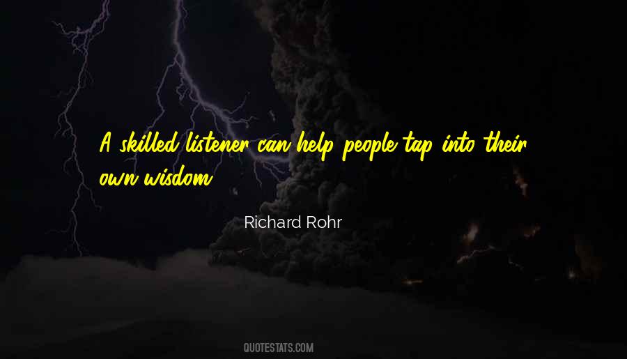Listening Wisdom Quotes #270397