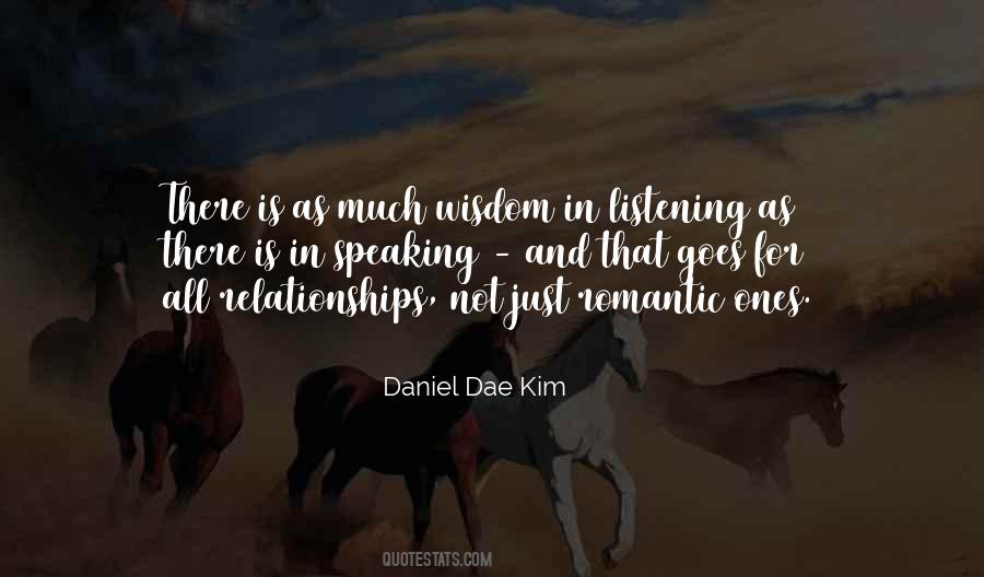 Listening Wisdom Quotes #432612