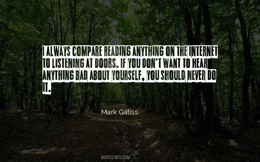 Don't Compare Yourself Quotes #1410201