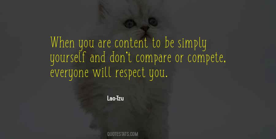 Don't Compare Yourself Quotes #1776970