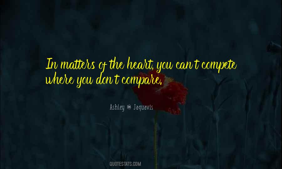 Don't Compare Yourself Quotes #347044