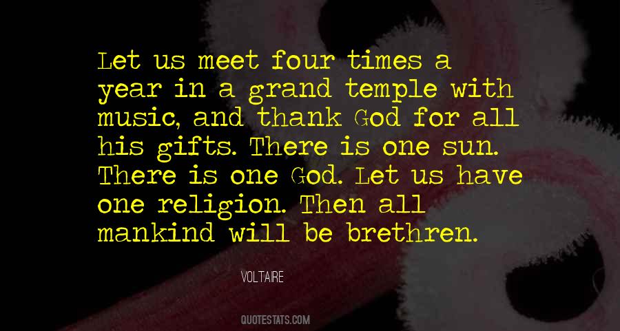Thank You For All The Gifts Quotes #1377044
