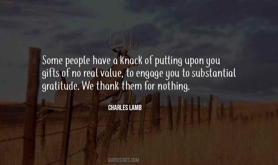Thank You For All The Gifts Quotes #277103