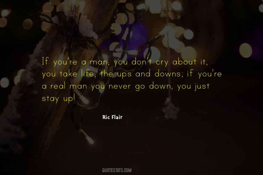 Real Men Cry Quotes #1036737