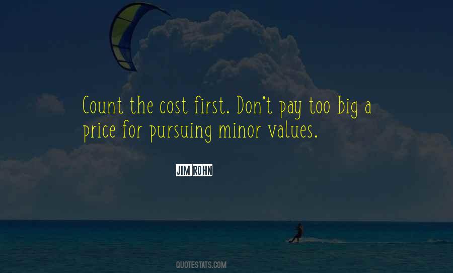 Don't Count The Cost Quotes #1634355