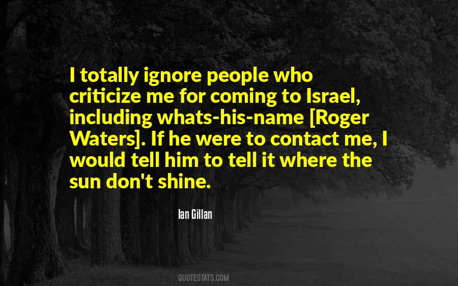 Don't Criticize Quotes #267934