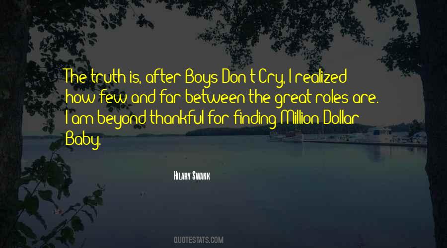 Don't Cry Baby Quotes #1567375