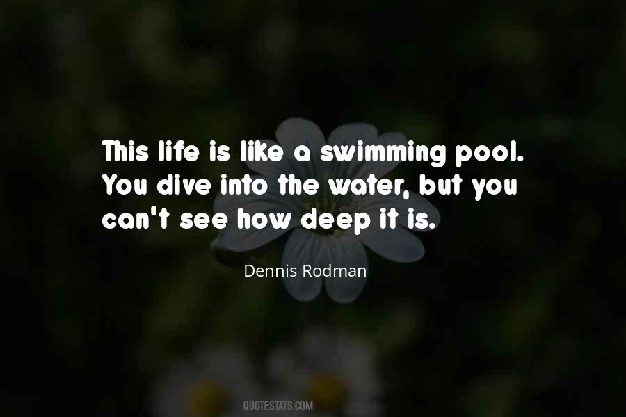 Quotes About The Swimming Pool #47482