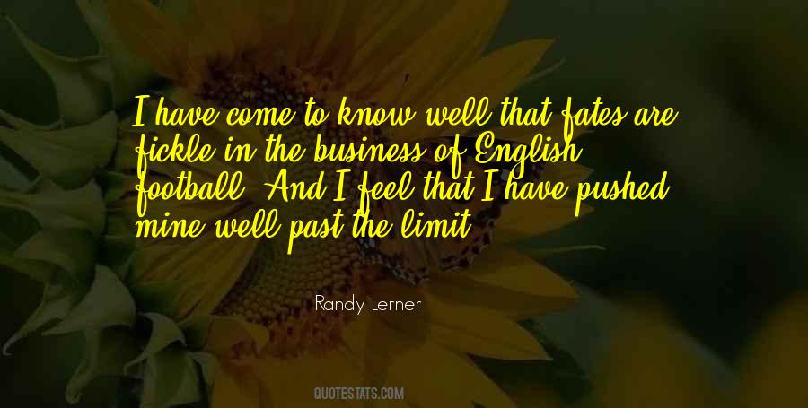 Fate Is Fickle Quotes #551299