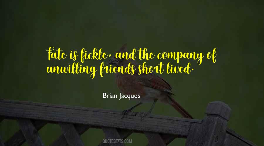 Fate Is Fickle Quotes #957111