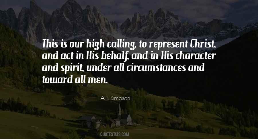 High Character Quotes #1152955