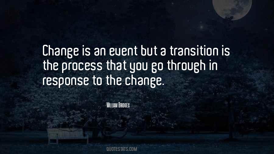 Change Is A Process Not An Event Quotes #1388196