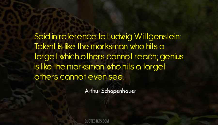 Quotes About A Marksman #1212043