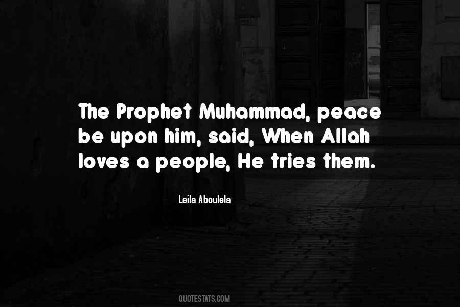 When Allah Loves You Quotes #686355