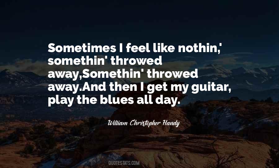 Blues Guitar Quotes #616288