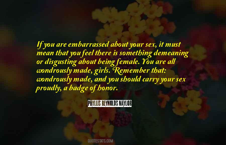 Feel Embarrassed Quotes #1474811