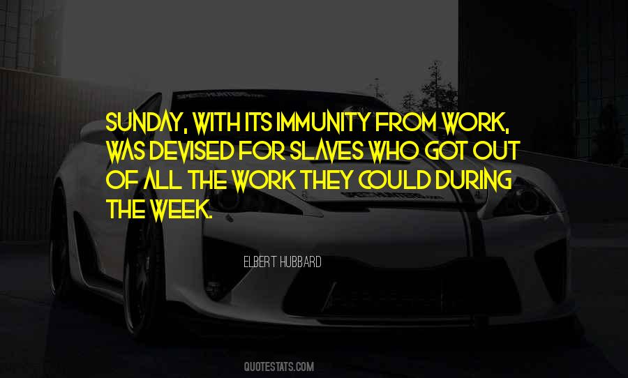 Sunday No Work Quotes #1128167