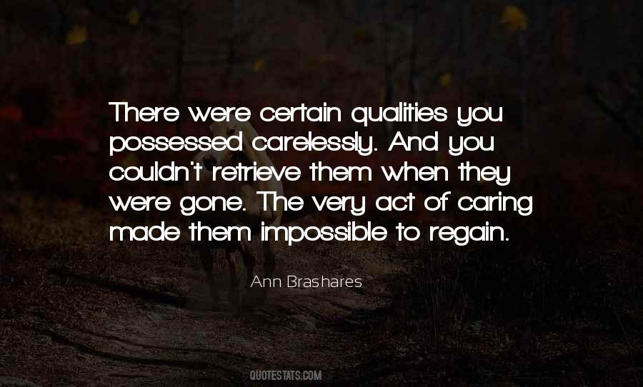 Act Of Caring Quotes #930355
