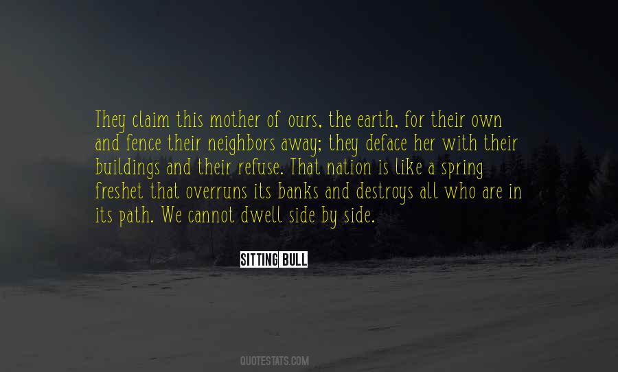 Mother Earth Native American Quotes #307075