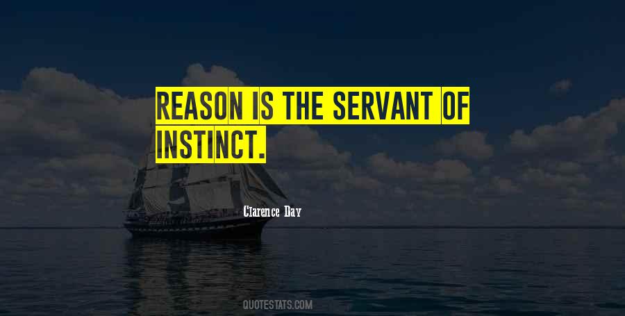 Quotes About Instinct And Reason #1550314