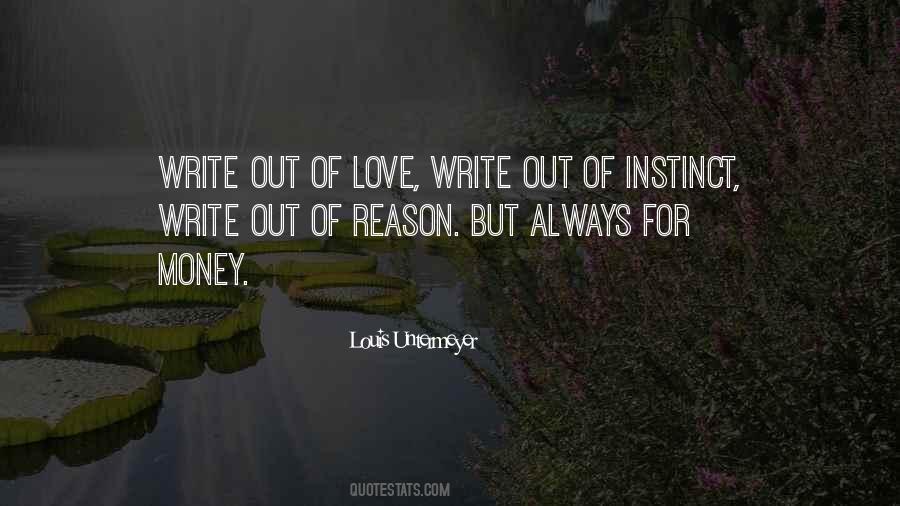 Quotes About Instinct And Reason #1629635