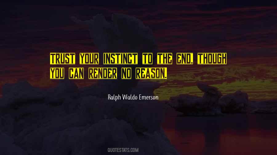 Quotes About Instinct And Reason #583364