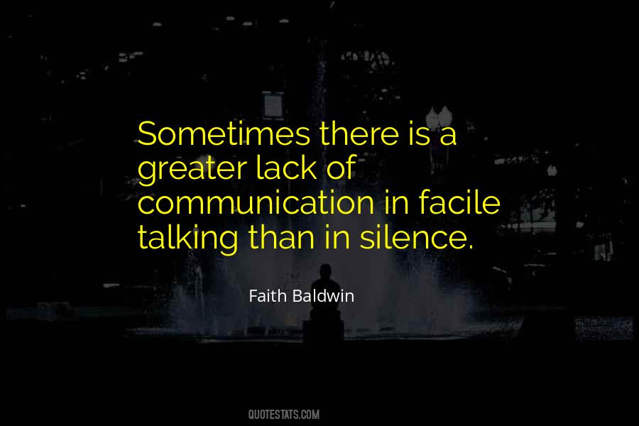 Sometimes Silence Is Quotes #1144987