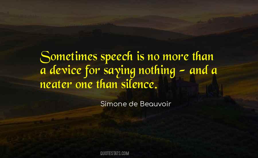 Sometimes Silence Is Quotes #980987