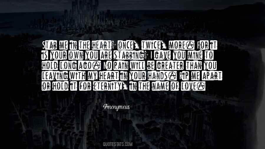 Love Stab Quotes #293977