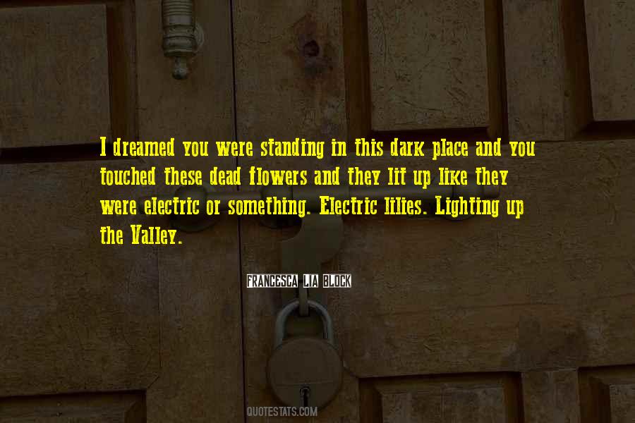 Flowers In The Dark Quotes #1691771