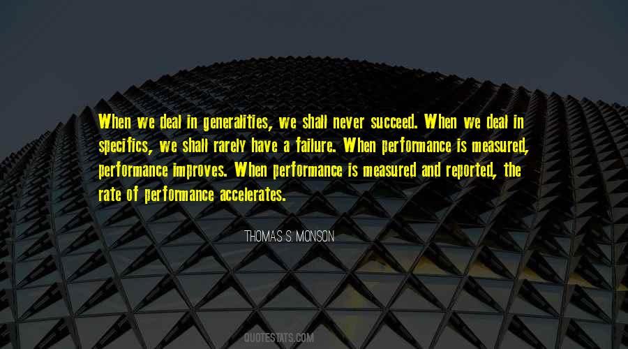 When Performance Is Measured Quotes #1189117