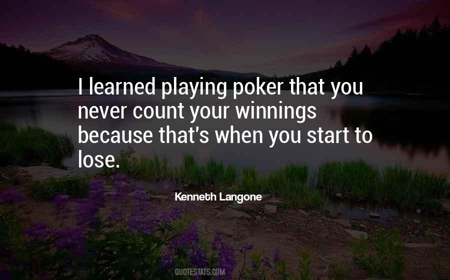 Poker Poker Quotes #442185