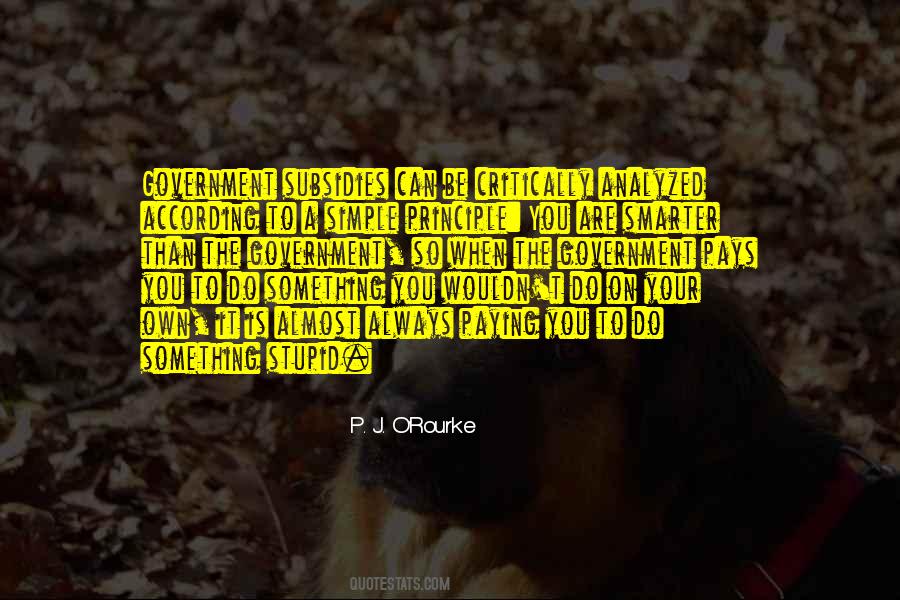 When You Are Stupid Quotes #78407