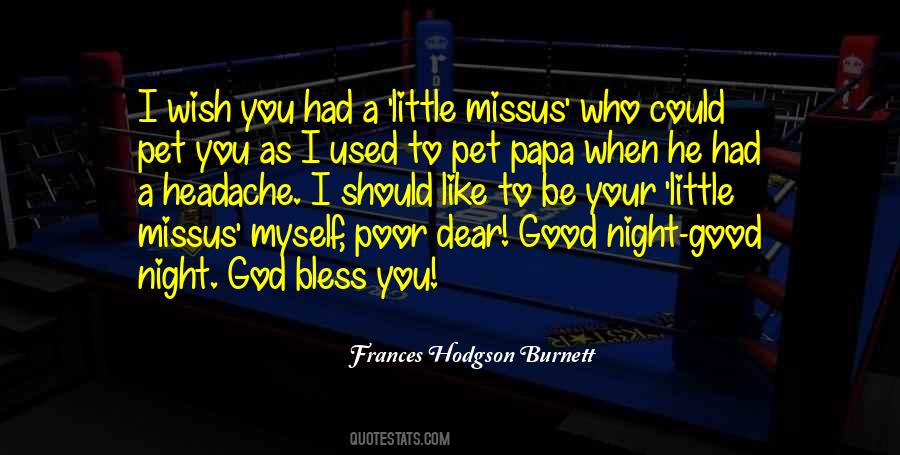 Good Night May God Bless You Quotes #415081