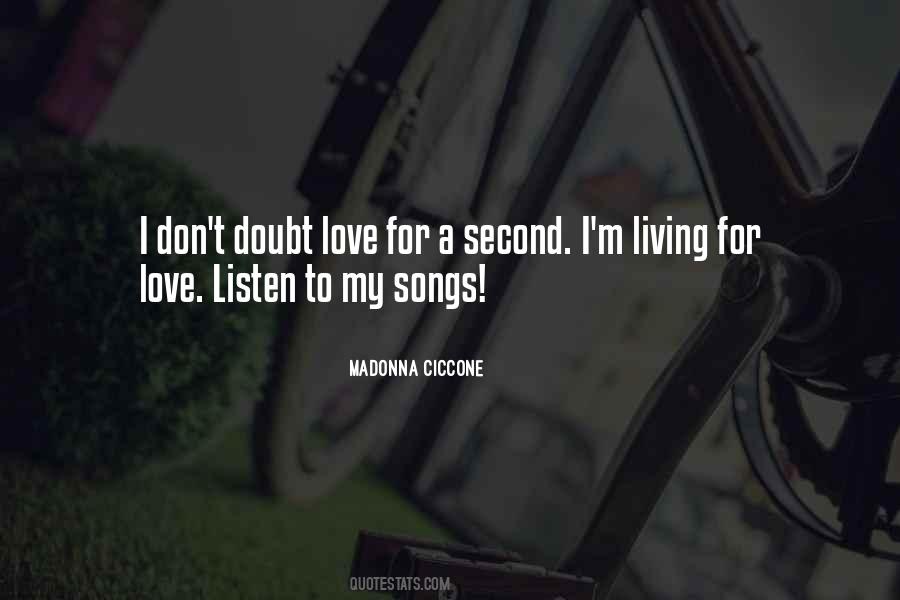 Don't Doubt Me Love Quotes #325075