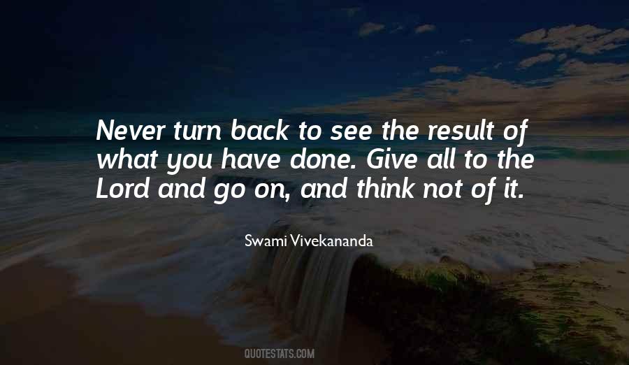 You Never Go Back Quotes #345393